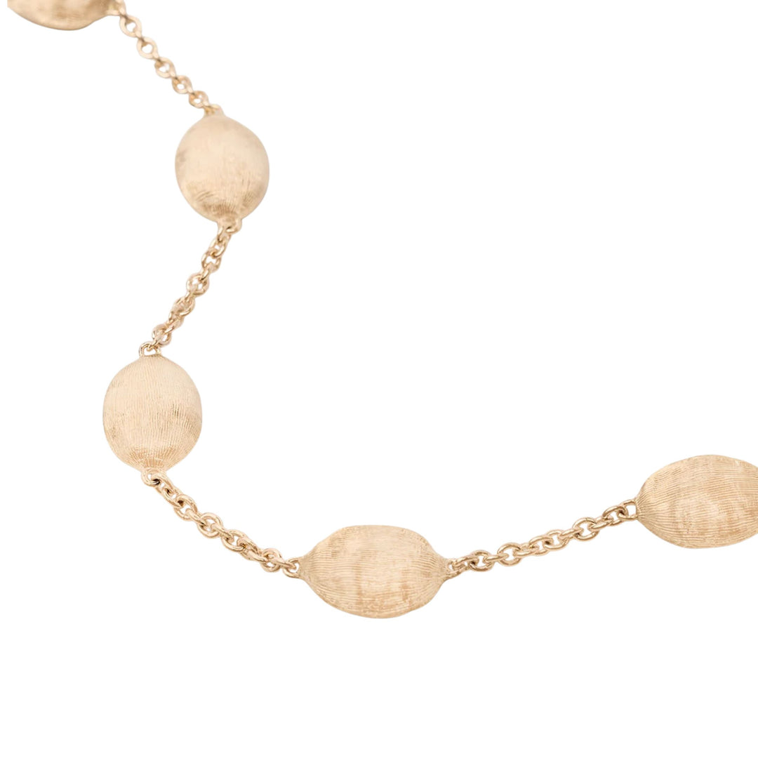 Siviglia Gold Medium Bean Bracelet 18K YG