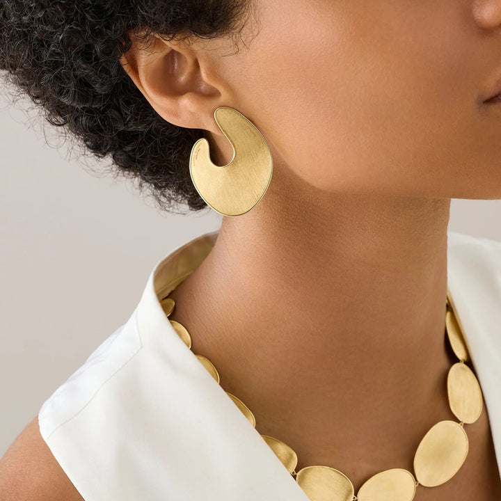 Lunaria Gold Wrap Earrings 18K YG