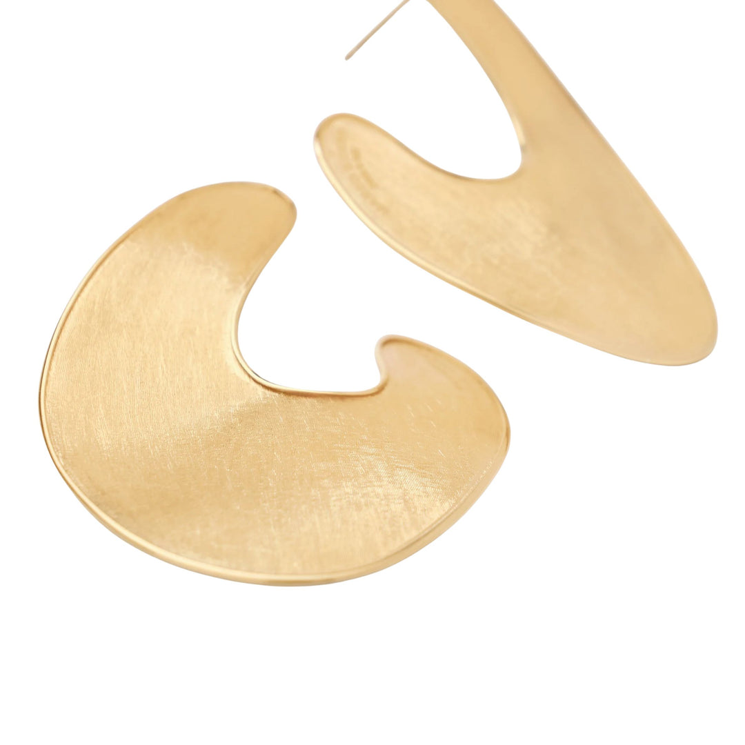 Lunaria Gold Wrap Earrings 18K YG