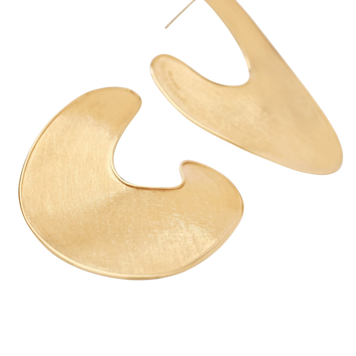 Lunaria Gold Wrap Earrings 18K YG