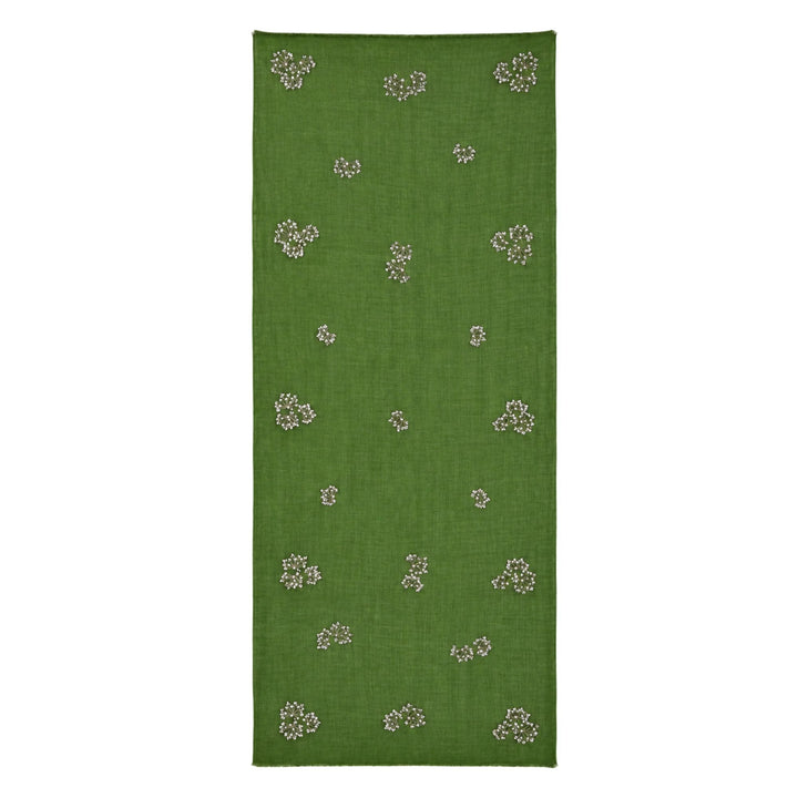 Moonlit Florals Stole in Dill