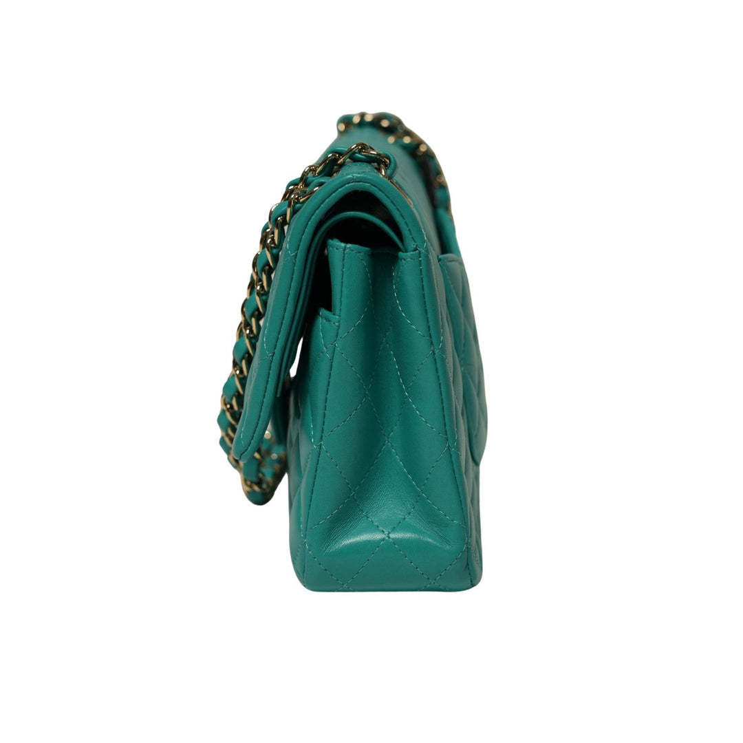 CHANEL BLUE LAMBSKIN