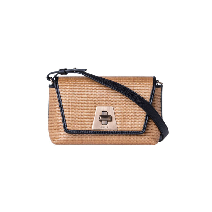 Akris Anouk Little Day Bag in Camel and Black
