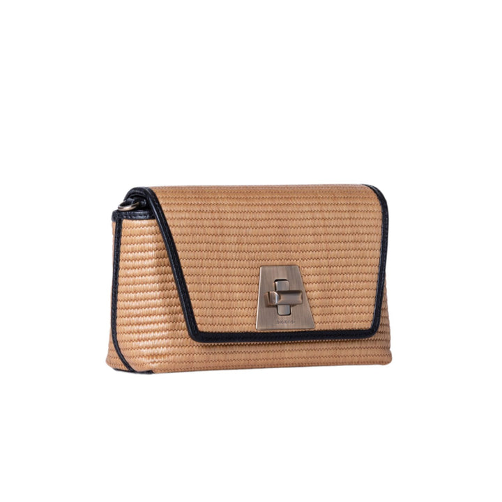 Akris Anouk Little Day Bag in Camel and Black
