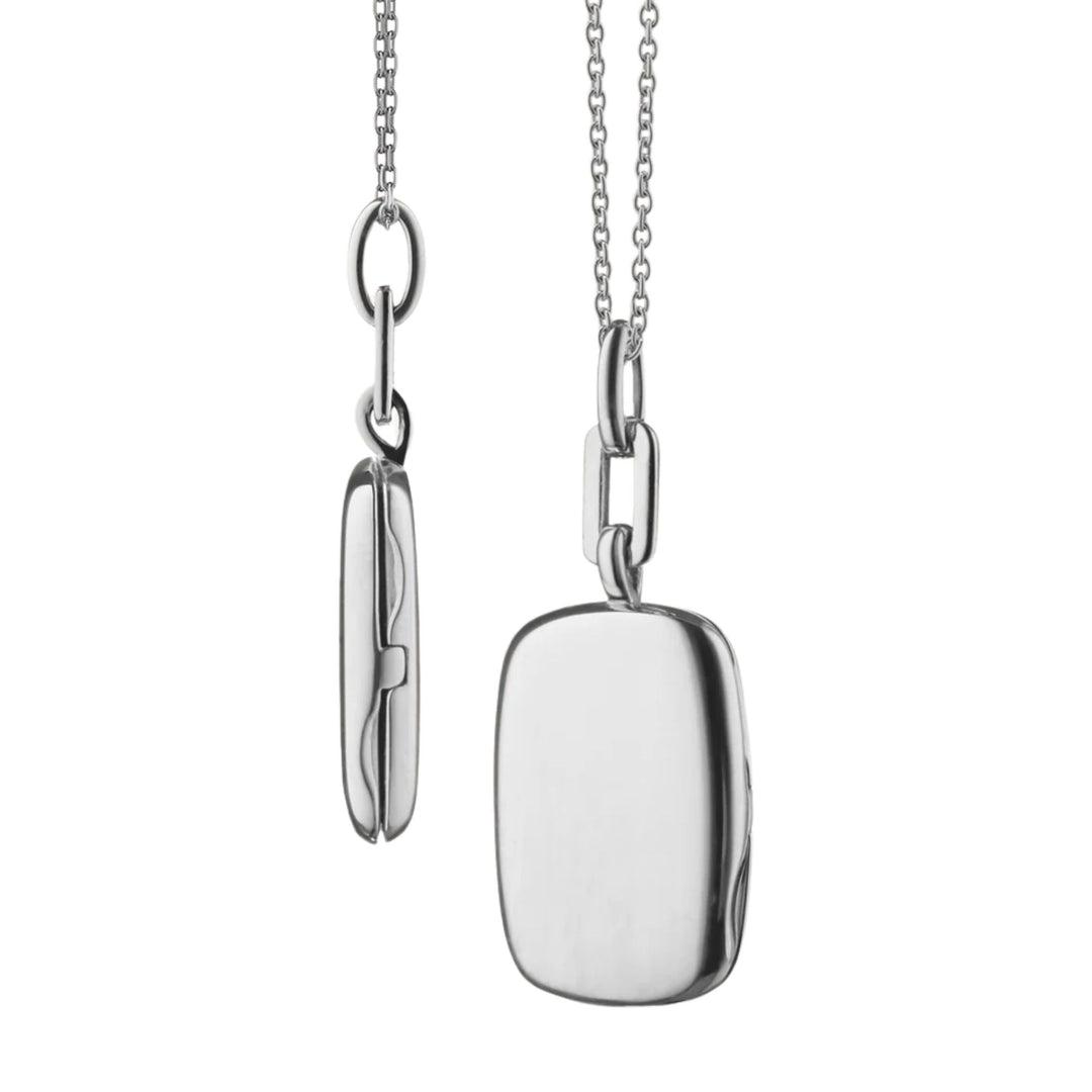 Dee Sterling Silver Locket on 18" Chain