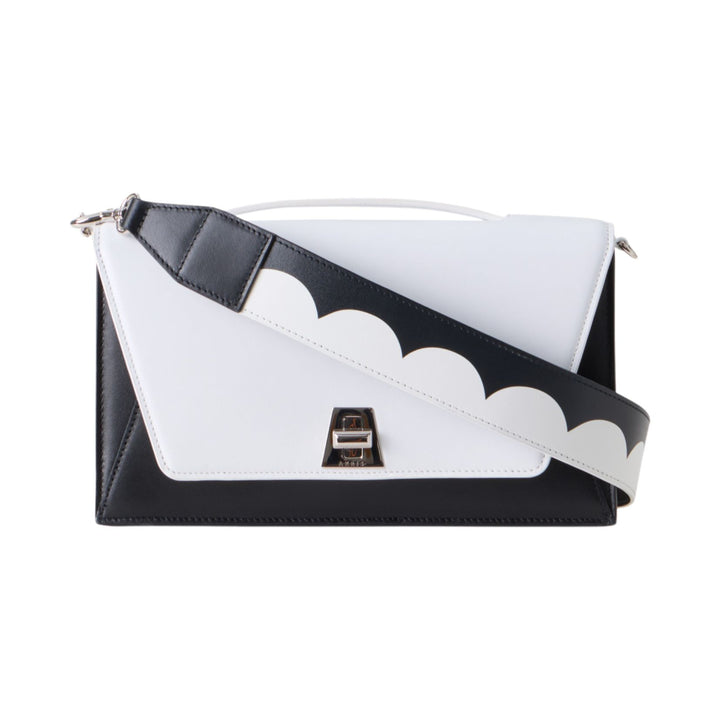 Akris Anouk City Bag in Black and White