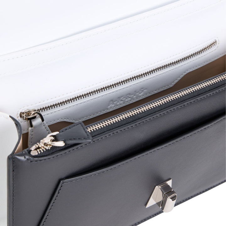 Akris Anouk City Bag in Black and White