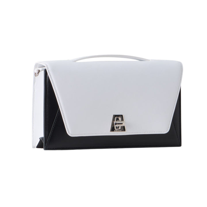 Akris Anouk City Bag in Black and White