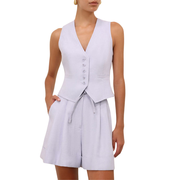 Luna Linen Waistcoat
