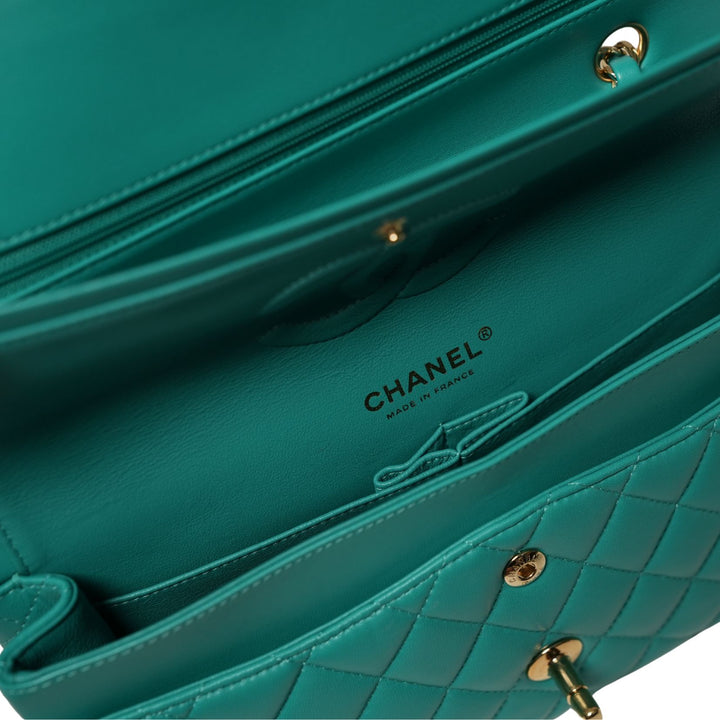 CHANEL BLUE LAMBSKIN
