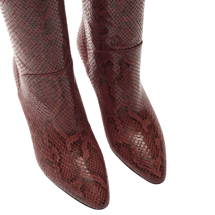 Venus Boot in Snake