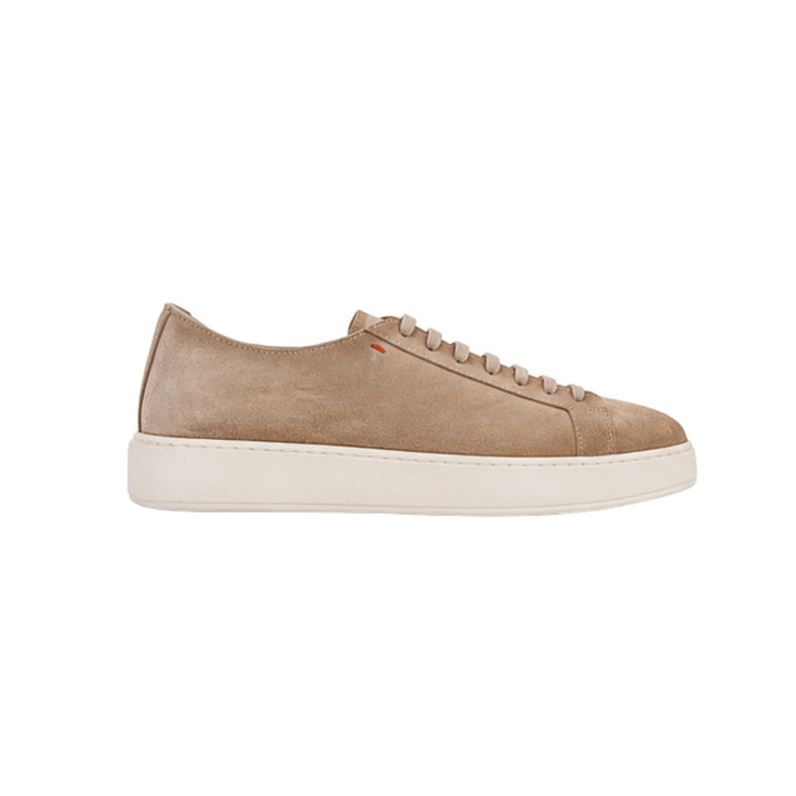 Uomo Suede Sneaker in Beige