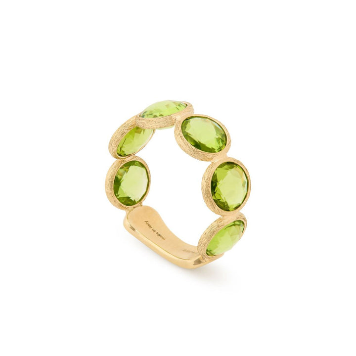 Jaipur Color Peridot Ring 18K YG
