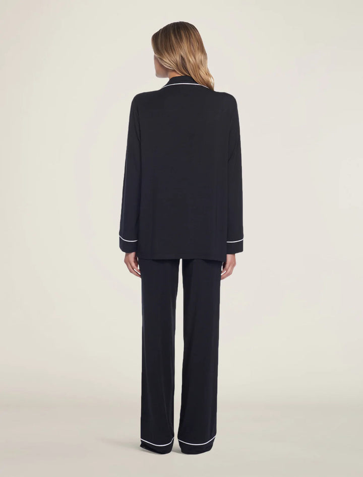 Luxe Milk Jersey Piped Pajama