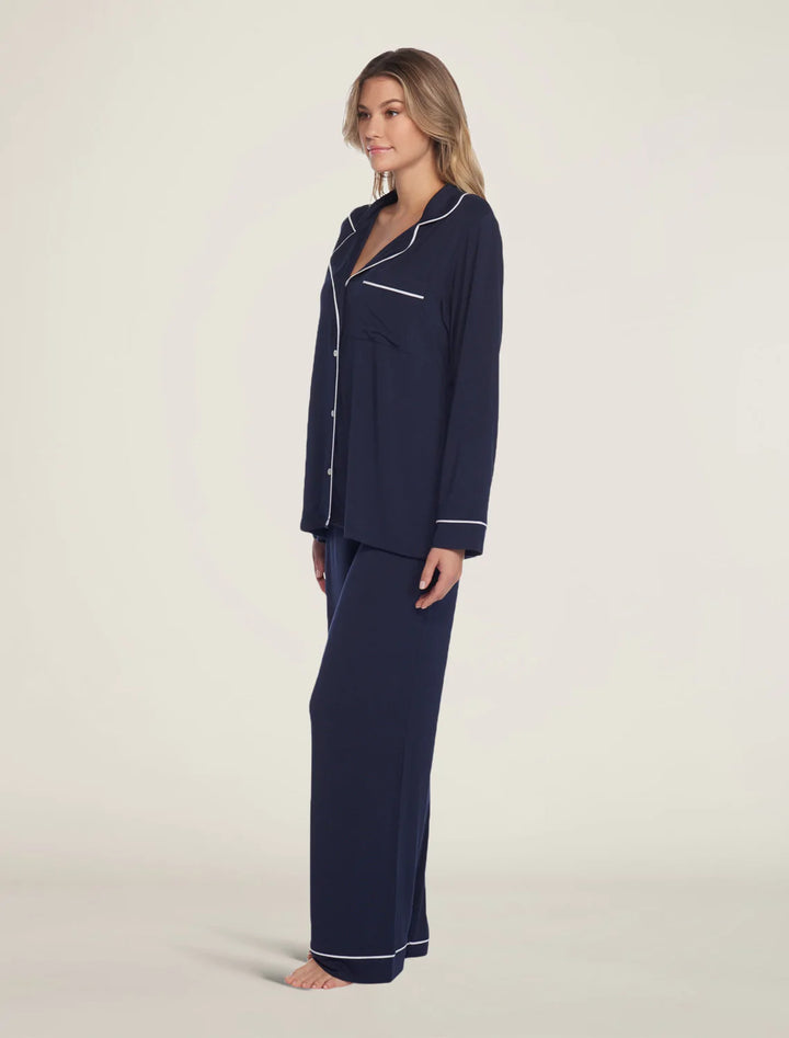 Luxe Milk Jersey Piped Pajama
