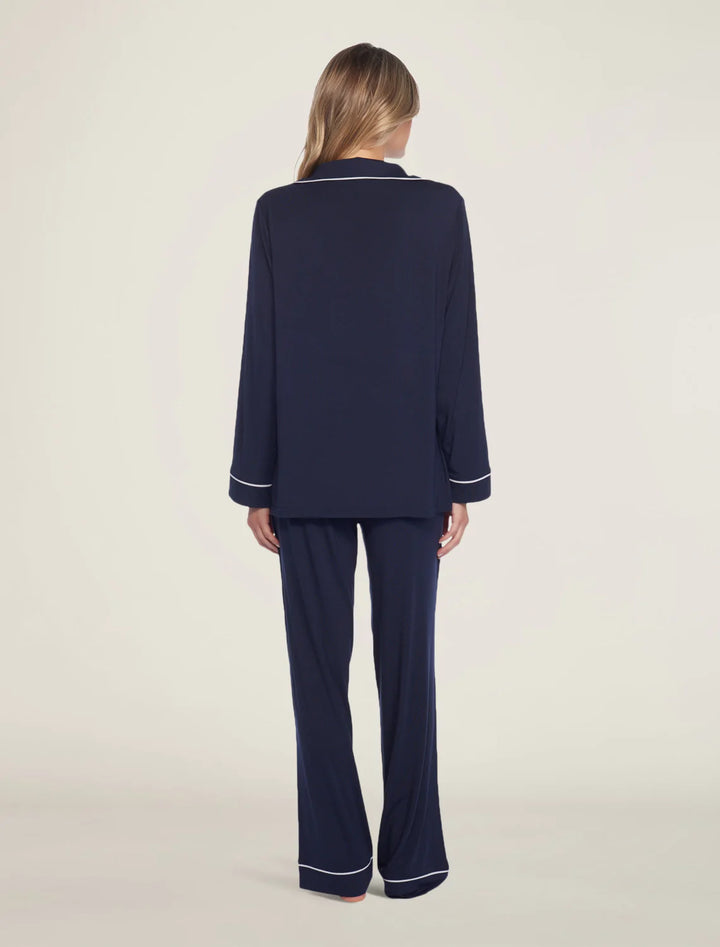 Luxe Milk Jersey Piped Pajama