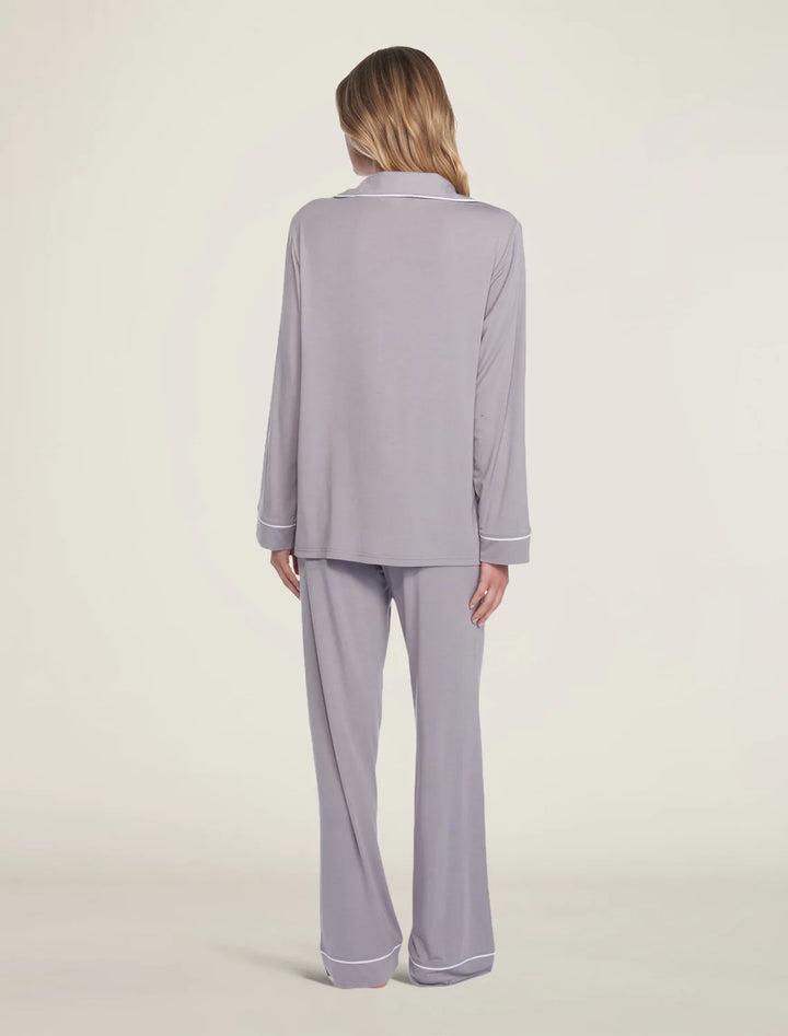 Luxe Milk Jersey Piped Pajama