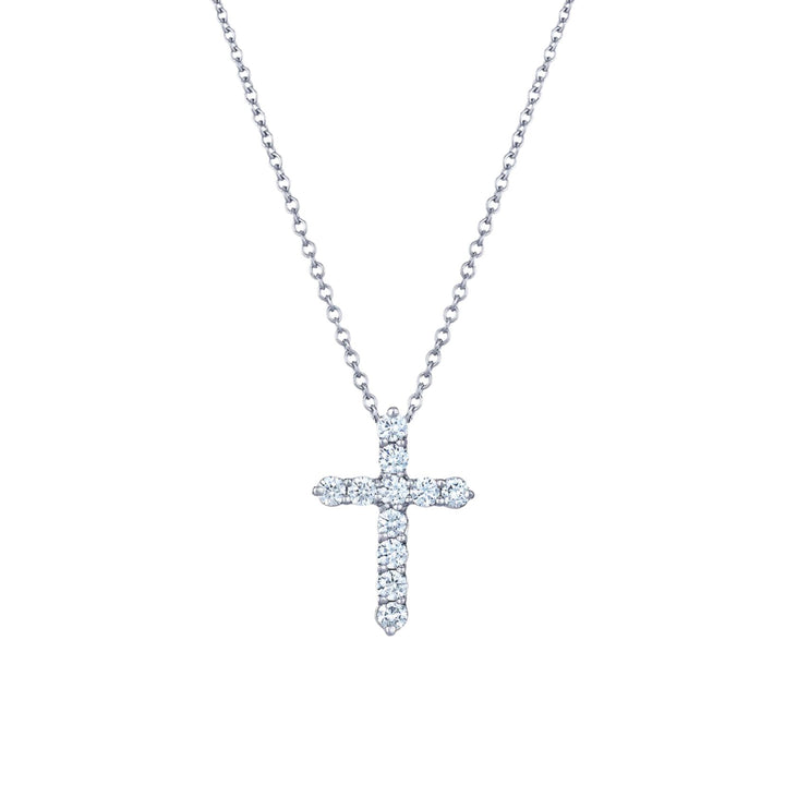 Diamond Cross Pendant Necklace