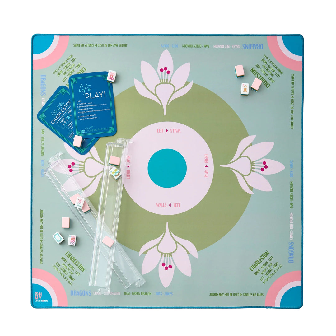 Sage Lotus Mahjong Mat