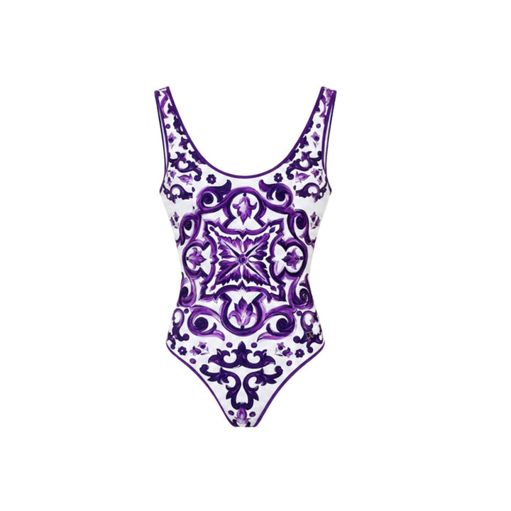 One Piece Swimsuit in Majolica Viola