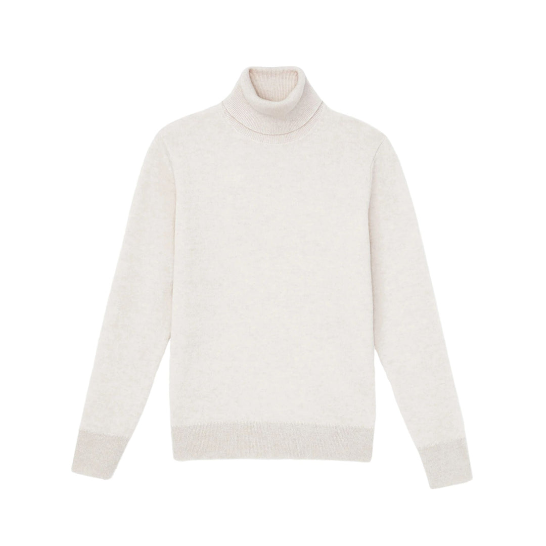 TURTLENECK SWEATER - OATMEAL MELANGE