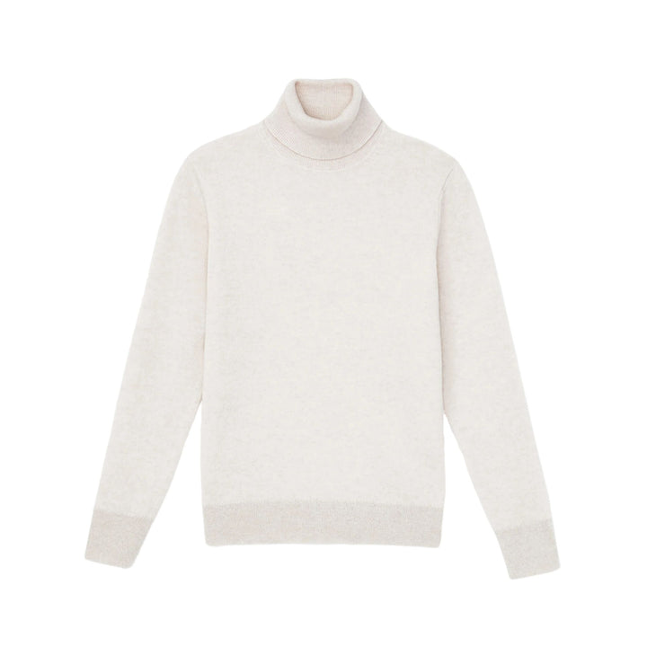 TURTLENECK SWEATER - OATMEAL MELANGE