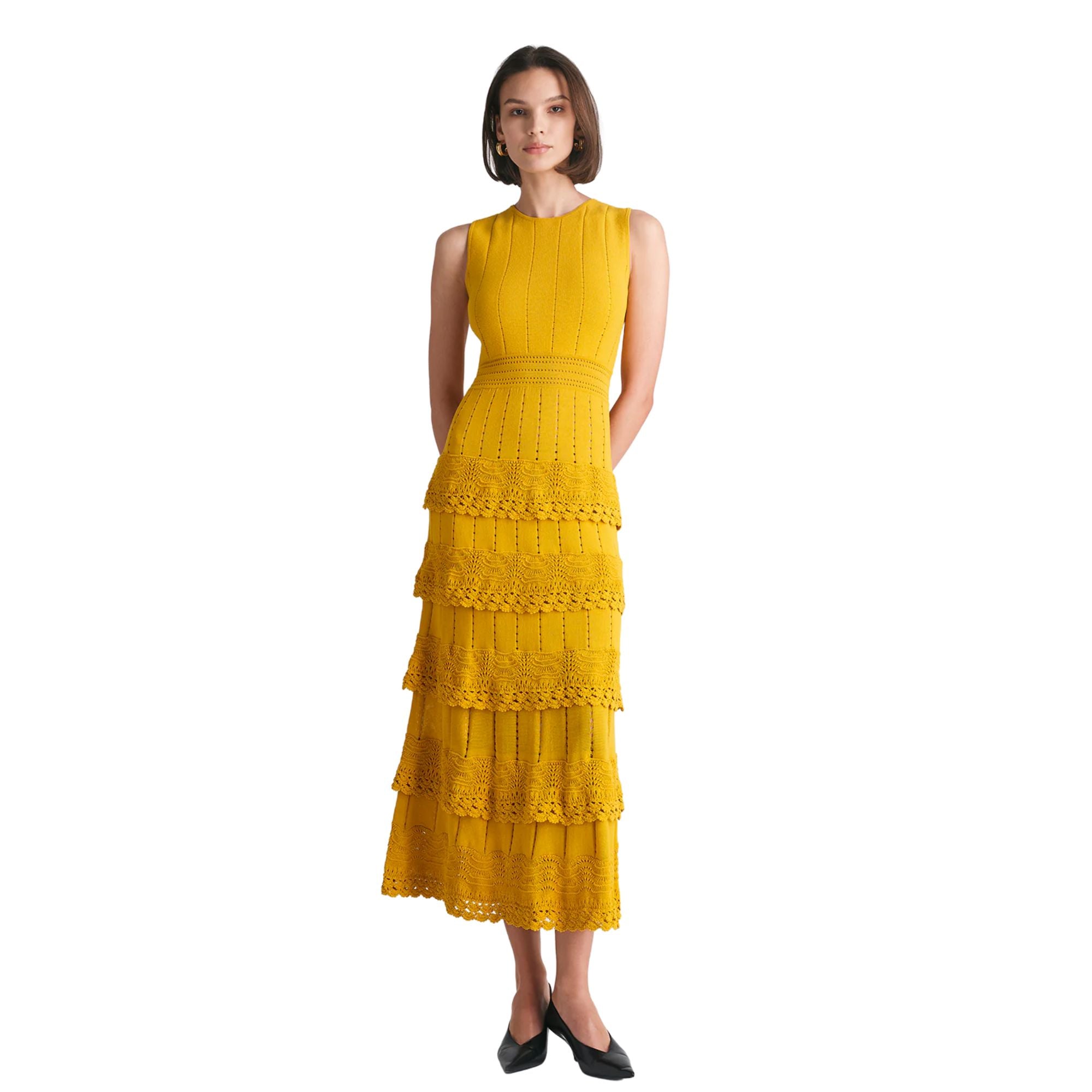 ワンピース CARVEN SS25 MIDI DRESS ORGANDI (6251K21412 PIVOINE) Midi – Gwynn's