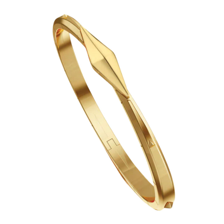 “POINTS NORTH” 18K YELLOW GOLD CUFF - SIZE M