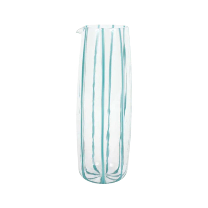 Nuovo Stripe Teal Pitcher