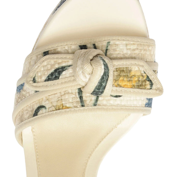 Grossgrain Raffia Platform