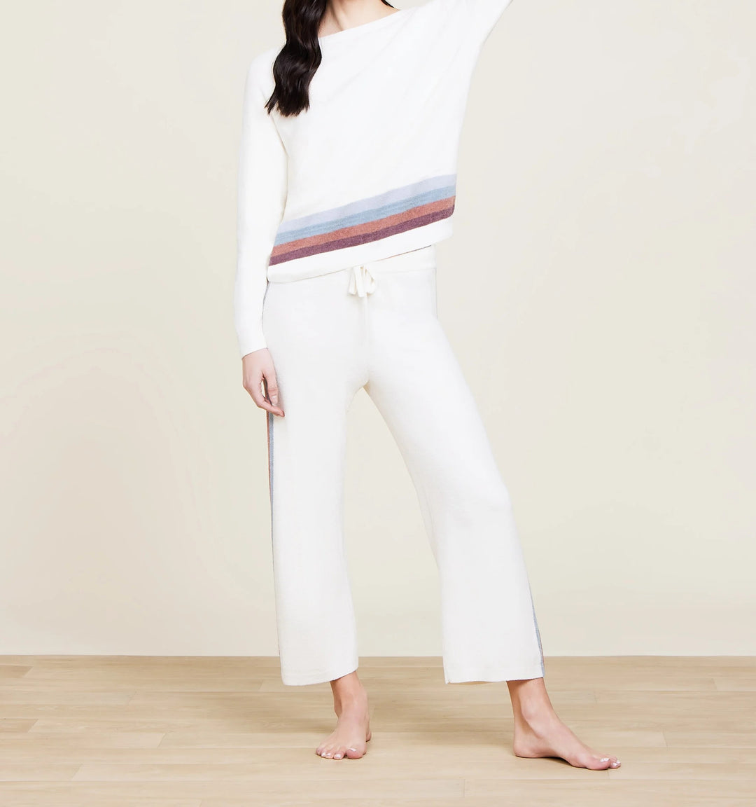 CCUL Multi Stripe Pullover - Cream Multi
