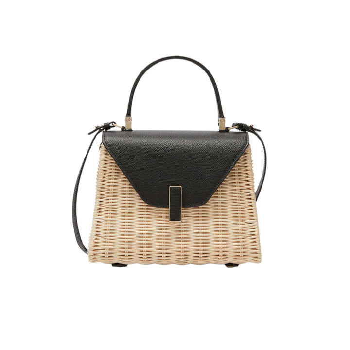 Iside Wicker Top Handle Bag