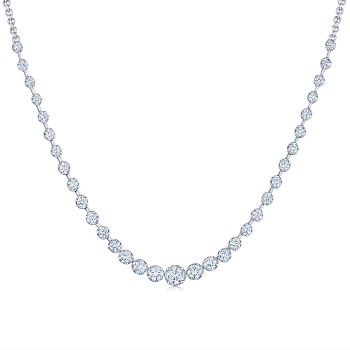 Starry Night Demi-Riviera in 18k White Gold, 1.5 Total Carat Weight