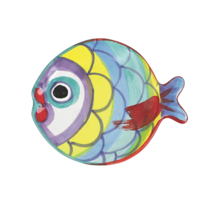 Figural Fish Canape Plate
