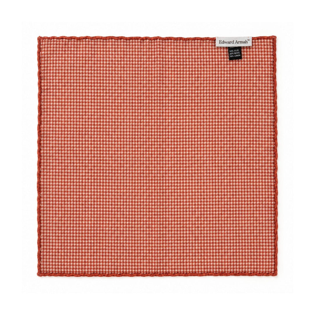 Rust Reversible Pocket Square
