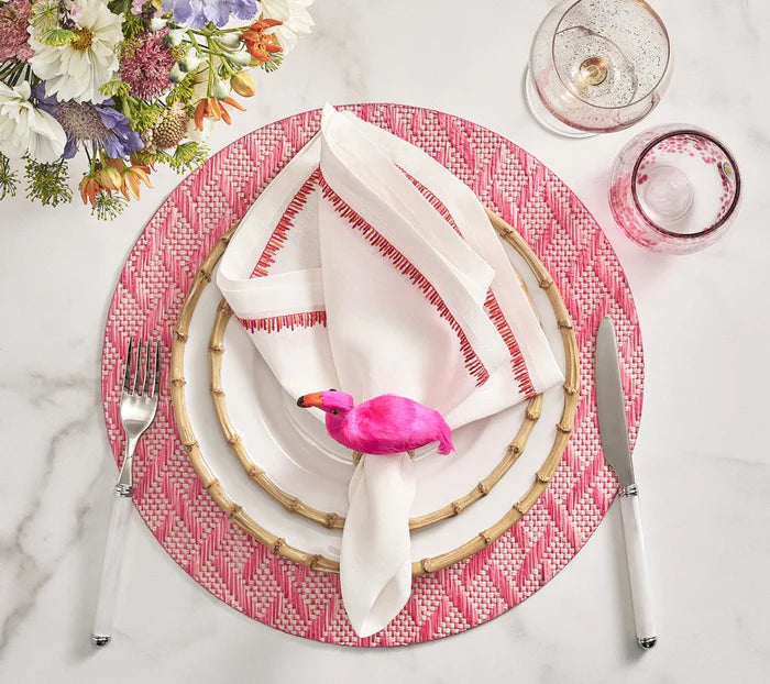 Napkin Ring : Flamingo - PINK/ORANGE - NONE