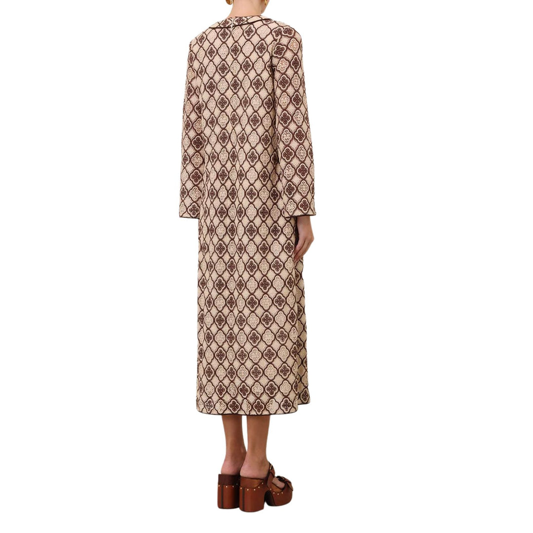 Luna Guipure Midi Dress