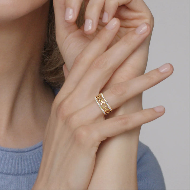 Madison Ave Chain Link Wedding Band
