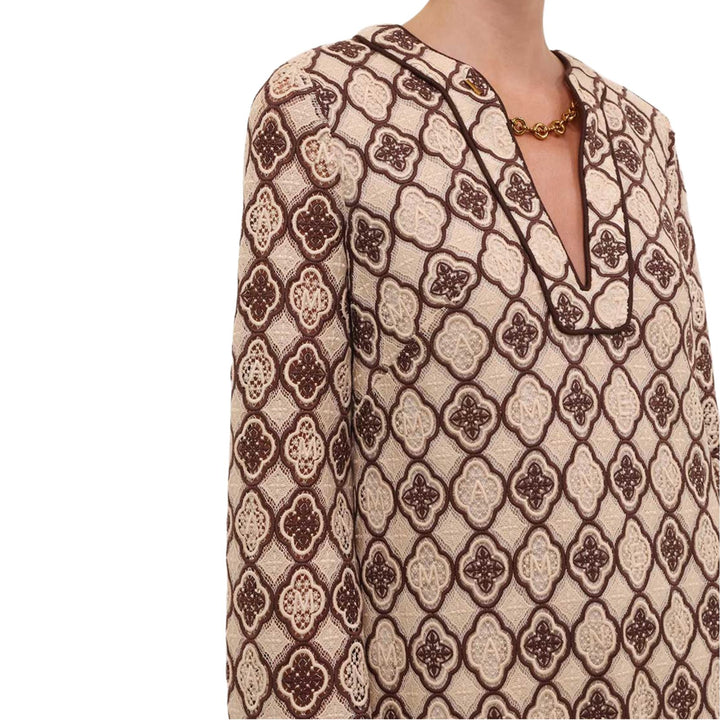 Luna Guipure Midi Dress