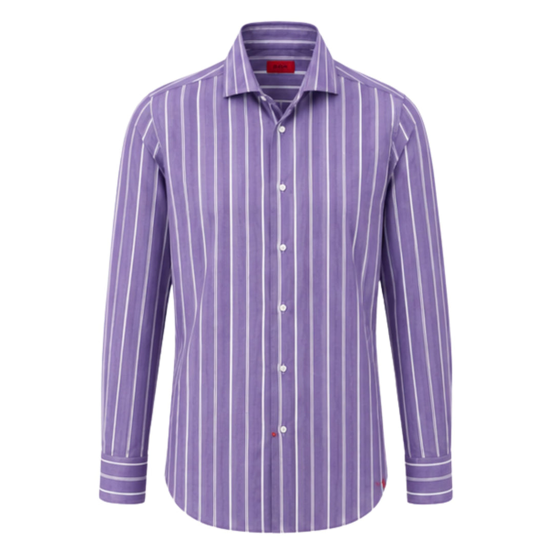 Sport Shirt in Violet Stripe