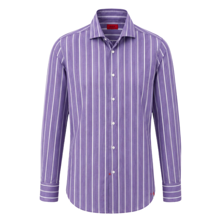 Sport Shirt in Violet Stripe