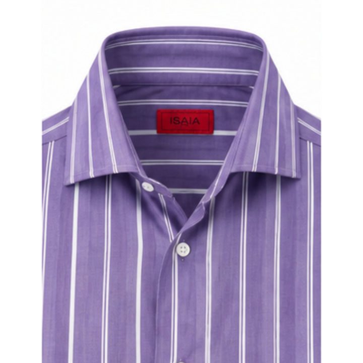Sport Shirt in Violet Stripe