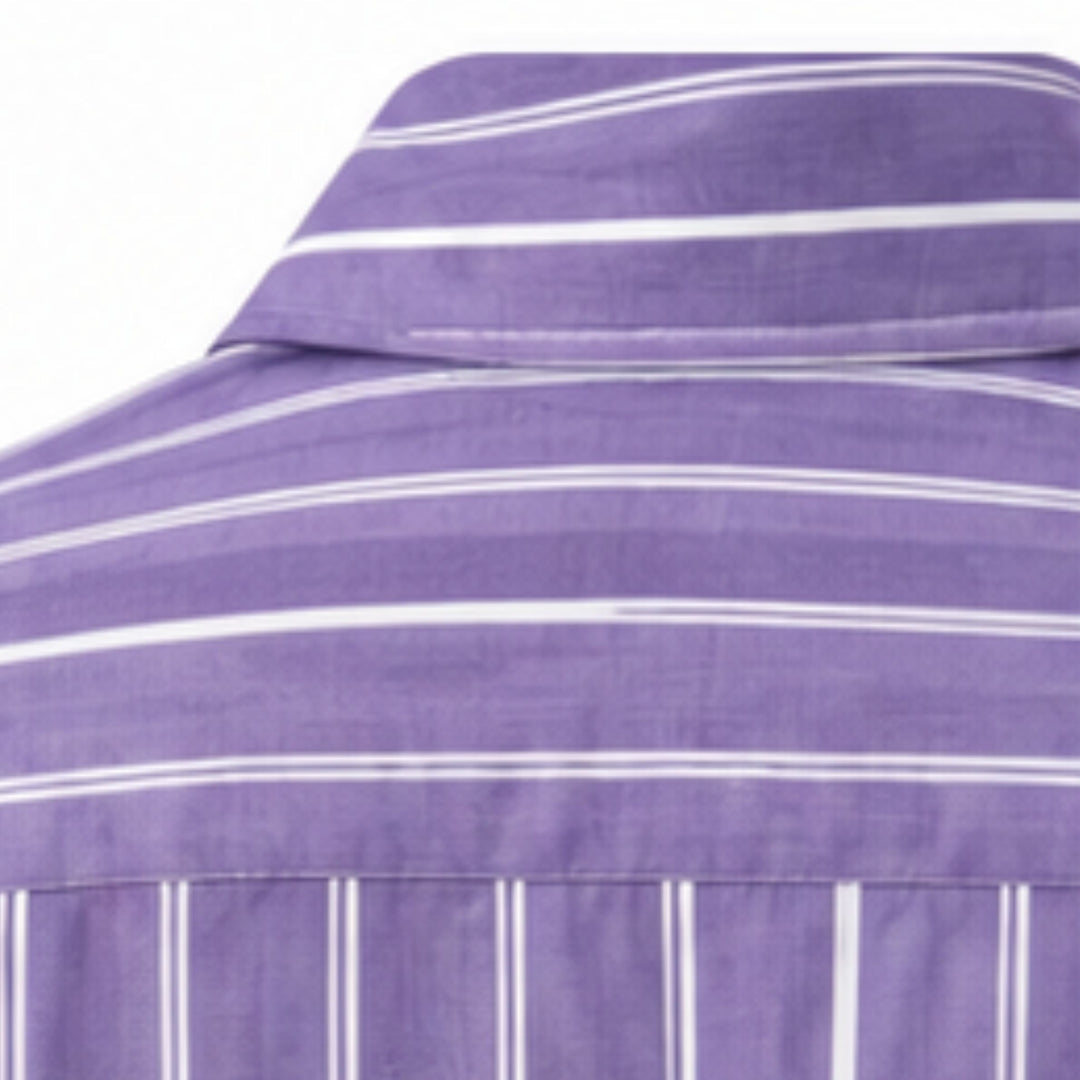 Sport Shirt in Violet Stripe