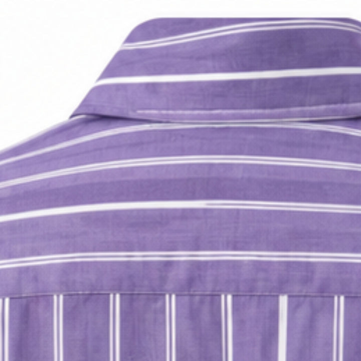 Sport Shirt in Violet Stripe