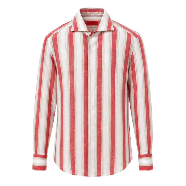 Red and White Sport Shirt
