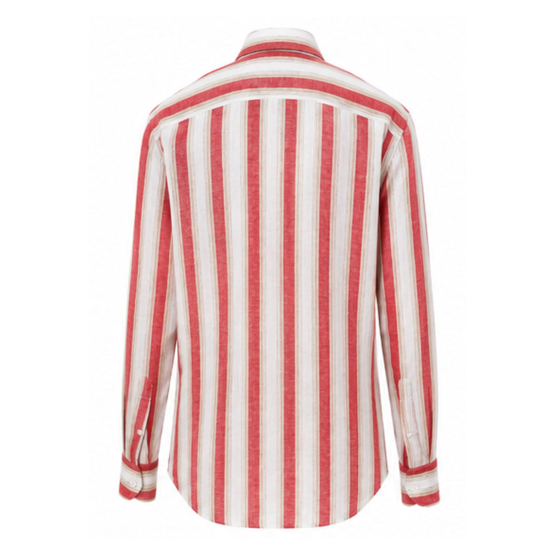 Red and White Sport Shirt