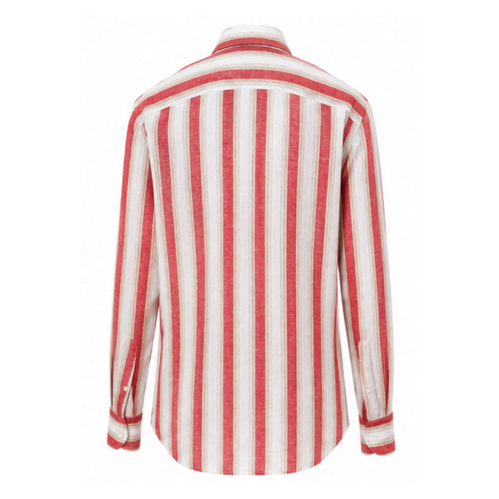 Red and White Sport Shirt