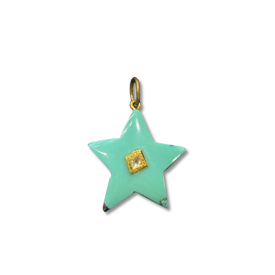 Turquoise Star Pendant