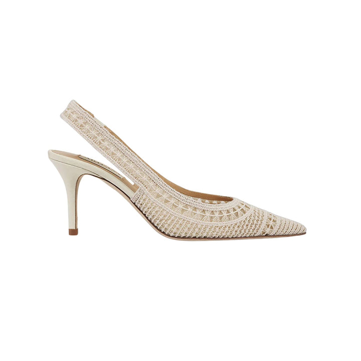 Trieste 75 Slingback Pump in Ivory