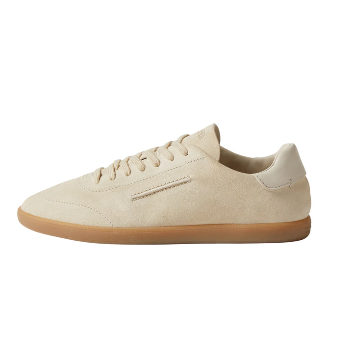 232 Suede Sneaker in White